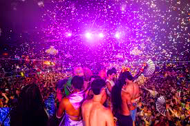go-go dancers performing on stage